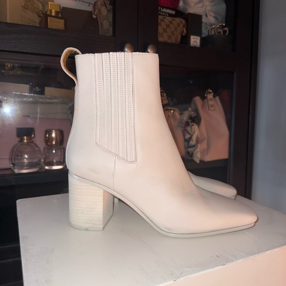 Rag & Bone Astra Chelsea Boot in White Leather - Picture 5 of 7